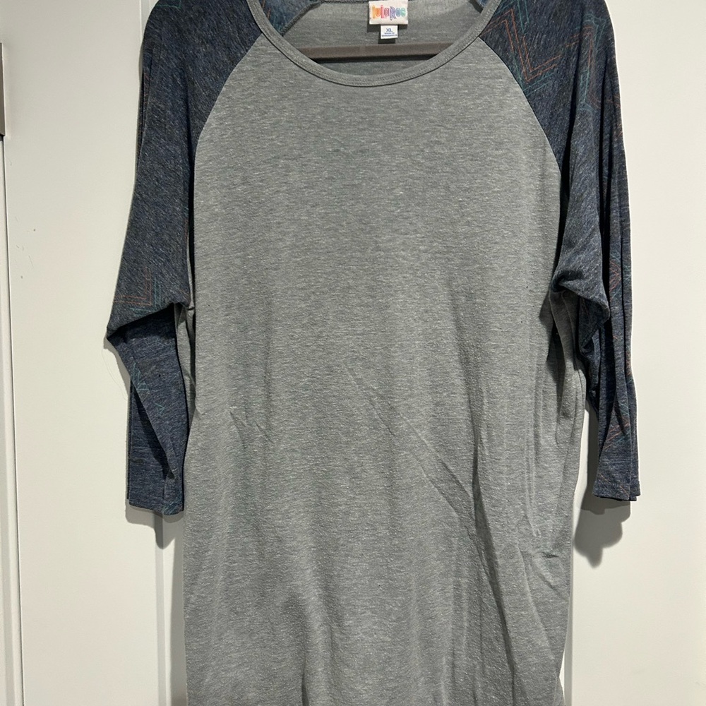 LuLaRoe Gray Top